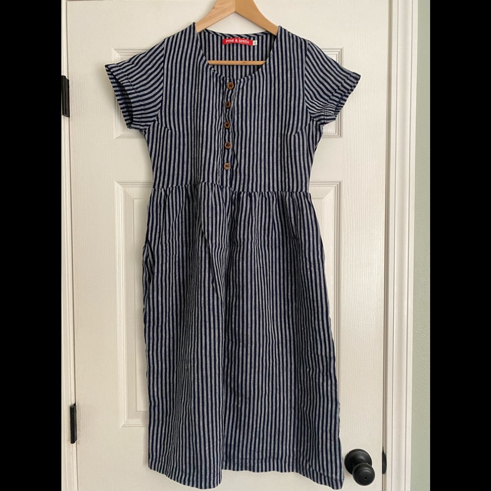 Pyne and Smith Indigo Stripe